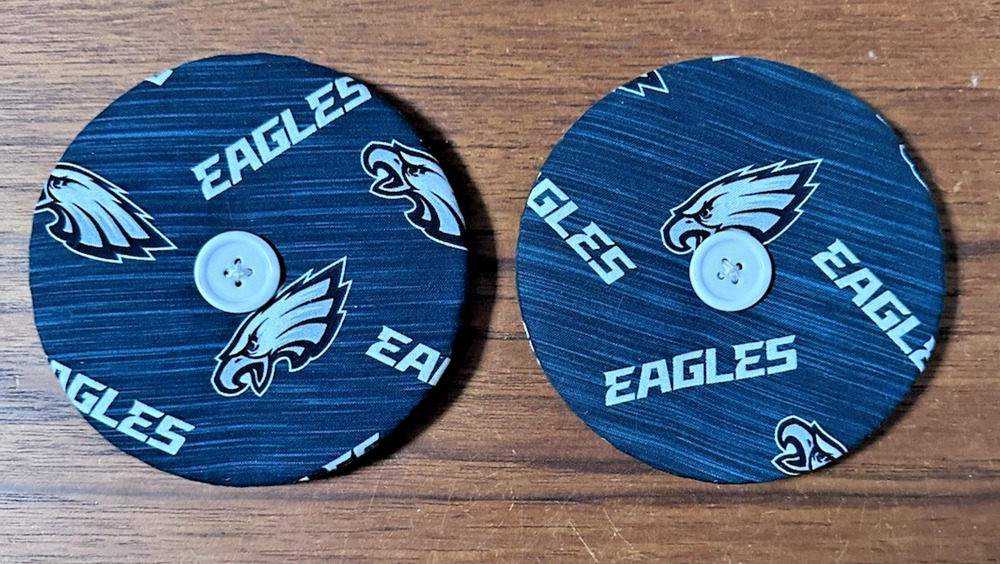 NEW Pair of Playing Card Holders Handmade Philadelphia Eagles NFL